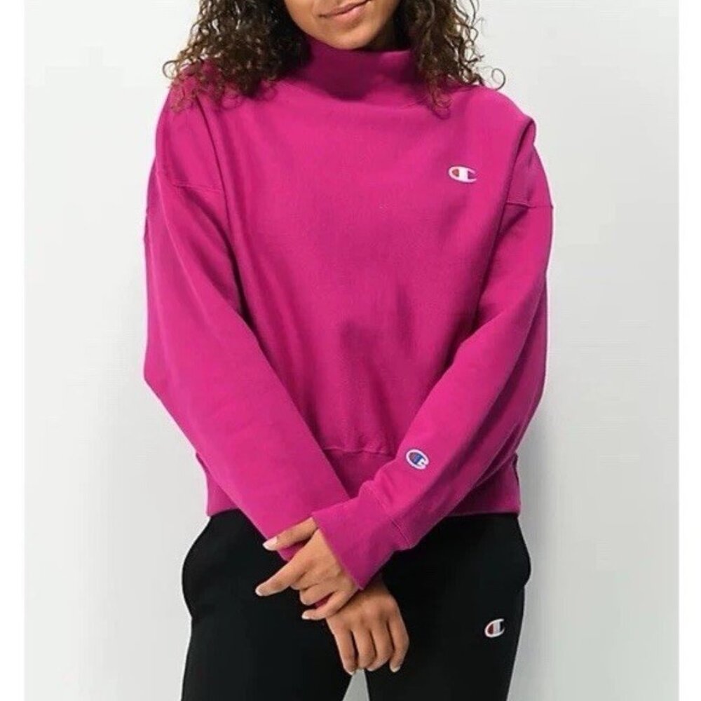 vintage Champion Women's Reverse Weave Slightly Cropped Crewneck Size M